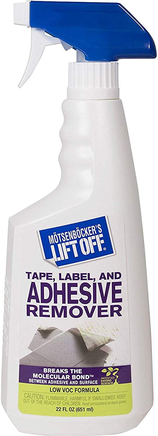 Motsenbockers Lift Off Tape, Label, and Adhesive Remover #2, 22oz, Spray Bottle, 40701