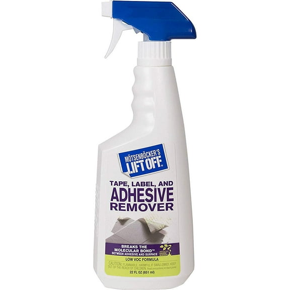 Motsenbockers Lift Off Tape, Label, and Adhesive Remover #2, 22oz, Spray Bottle, 40701
