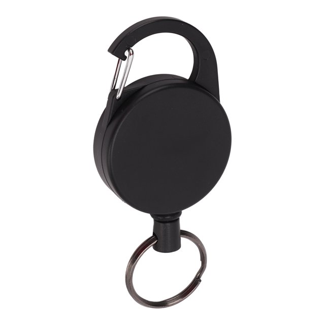Retractable Steel Wire Key Chain, Wear Resistant Metal Retractable Key Chain Electroplating Elastic Lightweight For Gift Giving