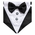 thumbnail image 4 of Collection Xiix Bandana pour Chien Smoking (Noir/blanc), 4 of 4