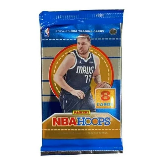 NBA Panini 2024-25 Hoops Basketball Trading Card RETAIL Pack (8 Cards)