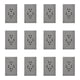 thumbnail image 1 of Placa Con 2 Contactos Y 2 Entradas USB Lucek FlatPack 12 plateado, 1 of 4