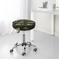 thumbnail image 5 of light green excavator Round Bar Stool Seat Covers, Elastic Round Chair Cover Stool Seat Slipcover Bar Stool Cushions Round Pad for 12-14 inch, 5 of 5