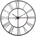 thumbnail image 1 of Utopia Alley CL43GY 43.5 in. Rivet Roman Industrial Oversize Wall Clock, Gray, 1 of 1