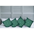 thumbnail image 6 of Ambesonne Teal Throw Pillow Cover 4 Pack, Eastern Mandala Circle Form, 16", Teal, 6 of 6
