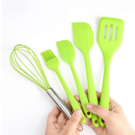 Hytrove 5pcs Baking Tools Kitchen Utensils in Green Color