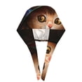 thumbnail image 3 of Kdxio Animal Cat Pattern Turban Hat for Women Men Comfortable Adjustable Cleaning Working Cap with Sweatband, 3 of 8