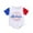 White, variant on Coerni Toddler Baby Boy Girl My 1st Fourth of July Romper Bodysuit New Born Red White Blue T shirt Bubble Clothes Outfit