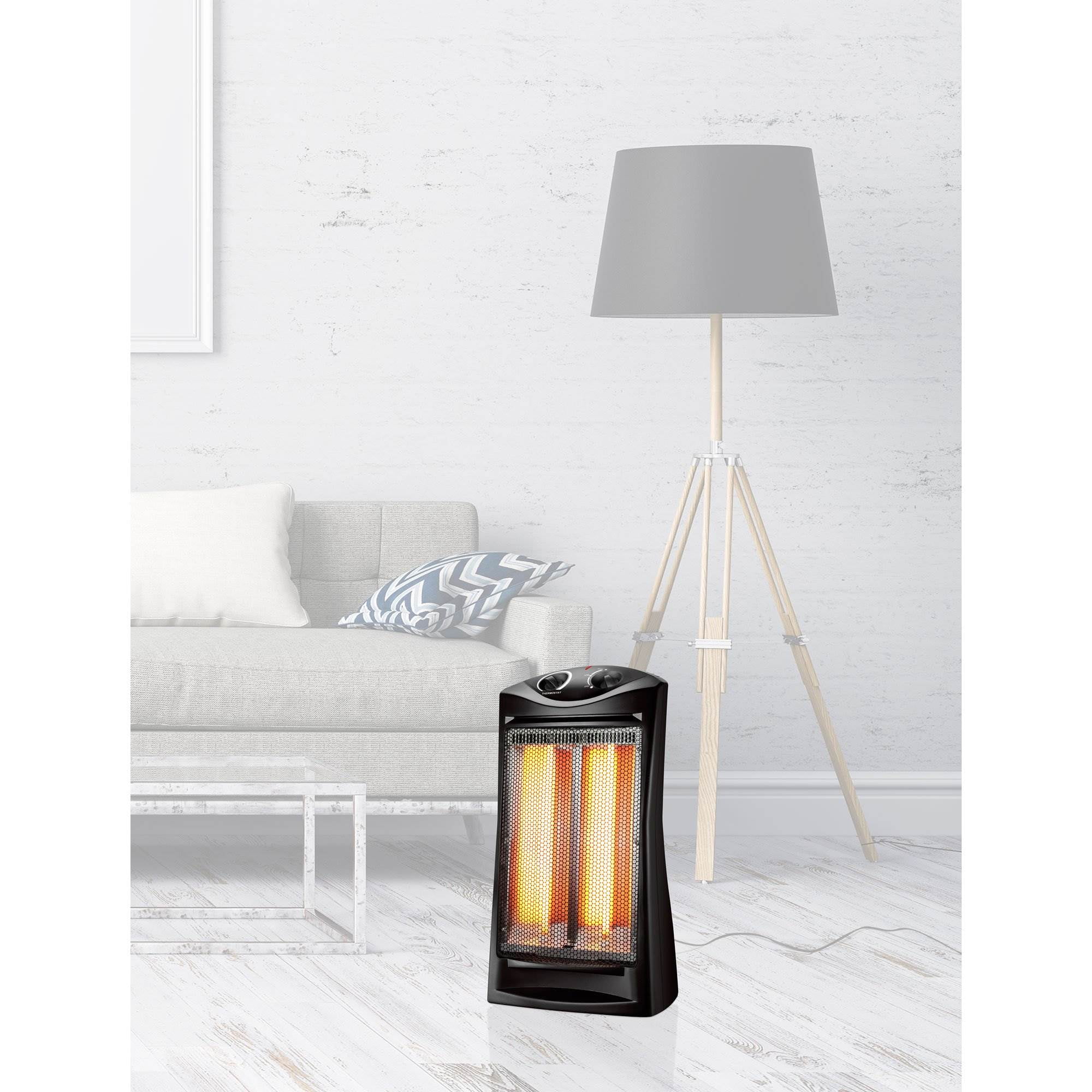 Black+decker Infrared Quartz Tower Heater Black