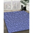 thumbnail image 3 of Ahgly Company Machine Washable Indoor Rectangle Transitional Sky Blue Area Rugs, 6' x 9', 3 of 7