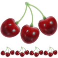 thumbnail image 1 of Faux Fruit Cherry Decorative Set for Plastic and Foam Material 25Pcs, 1 of 5