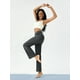 thumbnail image 5 of Pantalones de yoga DLOODA para mujer, pernera ancha y cintura alta, color gris, 5 of 6