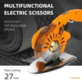 thumbnail image 2 of Industrial Electric Scissors Handheld Round Blade Cutting Cloth Machine Silent Servo Direct Drive Electric Round Knife ,Easy to Use, 2 of 6
