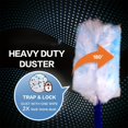 thumbnail image 4 of 1 Set, Retractable 360° Multipurpose Dust Duster - Disposable Electrostatic Dust Removal Brush with 1 Long Handle, 1 Short Handle, and 20 Refills for Laundry, Furniture, Car, Keyboard, Back to School,, 4 of 5