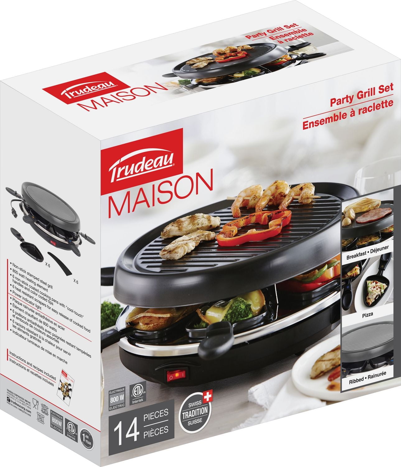Trudeau Maison Misto Party Grill