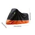 thumbnail image 3 of Funda para motocicleta, lámina de aluminio reflectante al calor, protección solar impermeable UV para almacenamiento de motos en exteriores e interiores todo tipo, 3 of 6