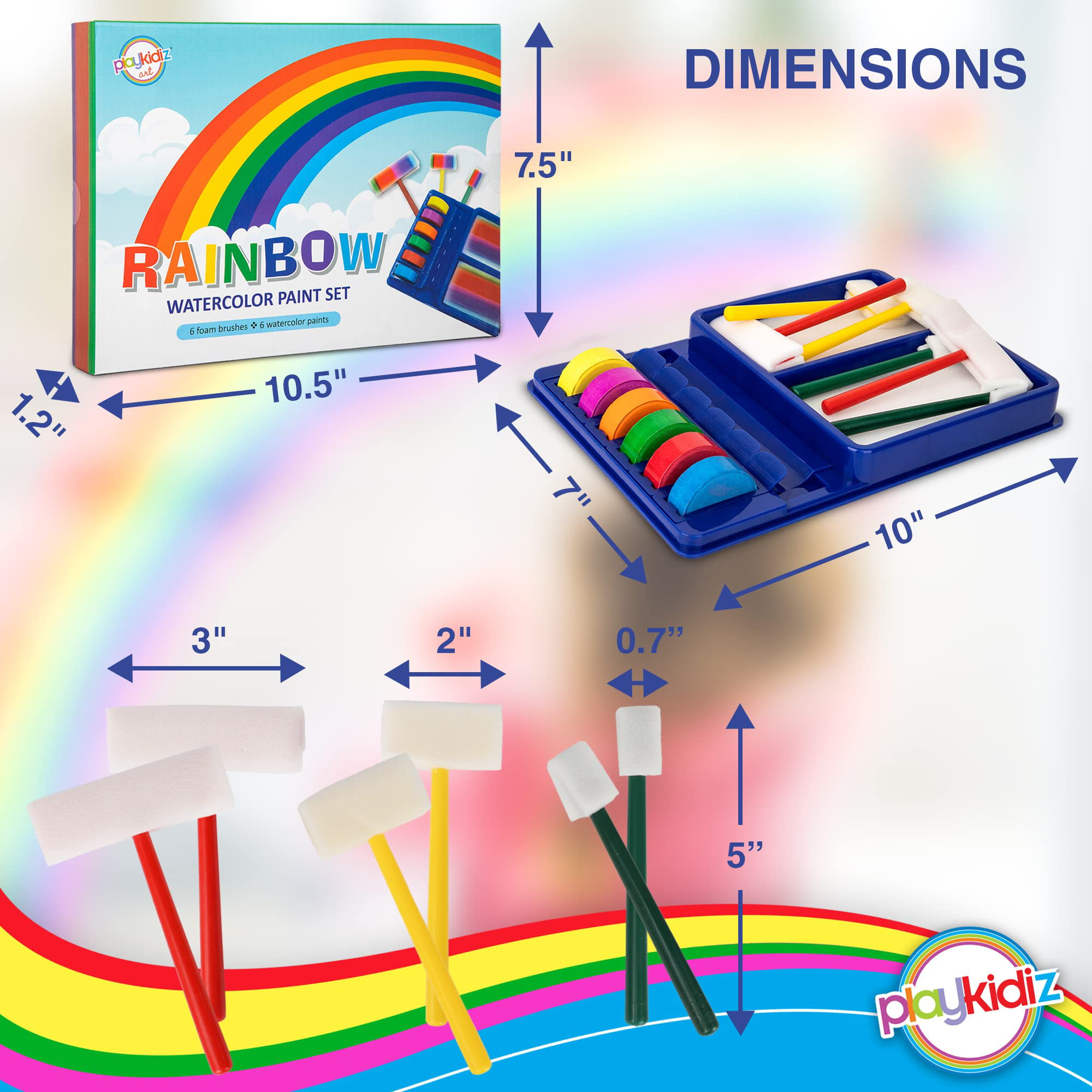 New Rainbow Art Watercolor Painting Kit 980,000 combina