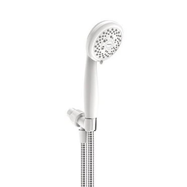 Moen 23040EPW Eight-Function 4' Diameter Spray Head Handshower Showerhead, Glacier