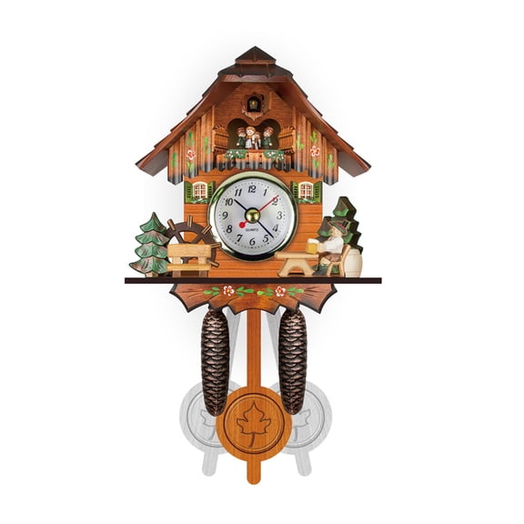 Rustics Bird Wall Clock For Cozyness Timelessly Homes Environment Timing Clock Improve Natural Aesthetic