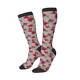 thumbnail image 2 of Fotbe Rose Flowers print Women's Men's Novelty Crew Socks Cotton Socks Knee High Socks for Walking,Running,Nurses,Pregnancy, 2 of 9