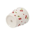 thumbnail image 4 of Mainstays 6.25" x 6.25" x 6" Round Cream and Red Ceramic Cherry Planter, 4 of 8