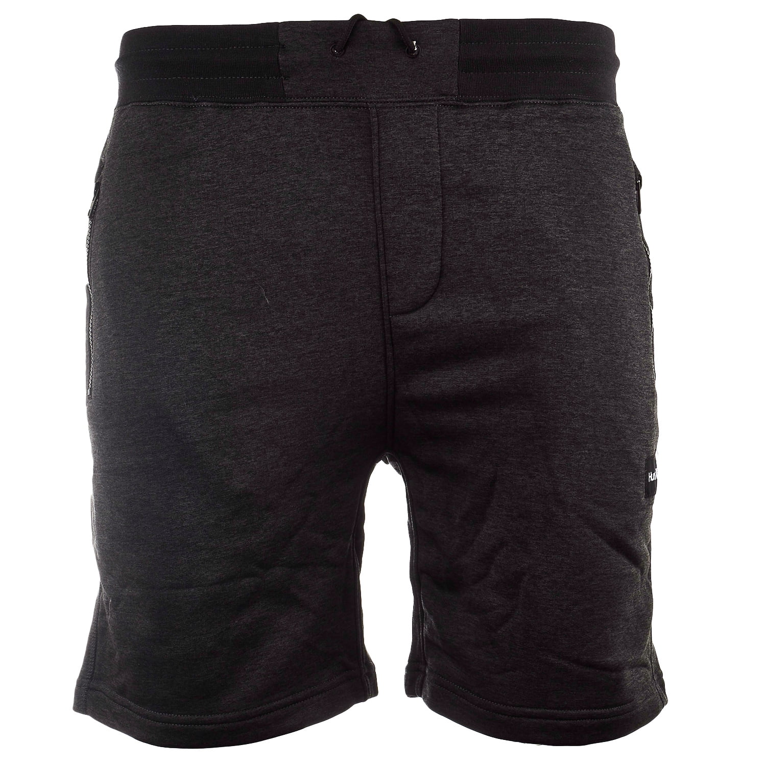 hurley men's drifit disperse fleece shorts black xxlarge