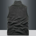 thumbnail image 3 of JTieacloth Men T Shirts Graphic Men's Lightweight Lined Warm Vest Outdoor Sleeveless Jacket Pocket For Travel Hiking, 3 of 3