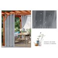 thumbnail image 5 of 2PC Curtain Modern Simple Waterproof Solid Color Trilon Transparent Perforated Sunscreen Antiple UV Curtain Fabric, 5 of 5