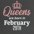 thumbnail image 2 of CafePress - Queens Are Born In February 29Th Maternity T Shirt - Maternity Dark T-Shirt, 2 of 3