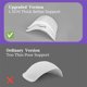 thumbnail image 2 of Guardurnaity Almohadillas de esponja para traje de hombro, almohadillas de costura para mujer, potenciador de hombros para mujer, esponja sin Accesorios de disfraces BLANCO 1cm, 2 of 6
