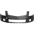 thumbnail image 4 of CAPA For 10 11 12 SRX Front Upper Bumper Cover w/Headlamp Washer Holes GM1000914, 4 of 5