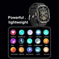 thumbnail image 3 of Rainbuvvy HK24 smartwatch 2.01-inch AMOLED screen health tracker answer/make phone calls NFC sports watch, 3 of 17