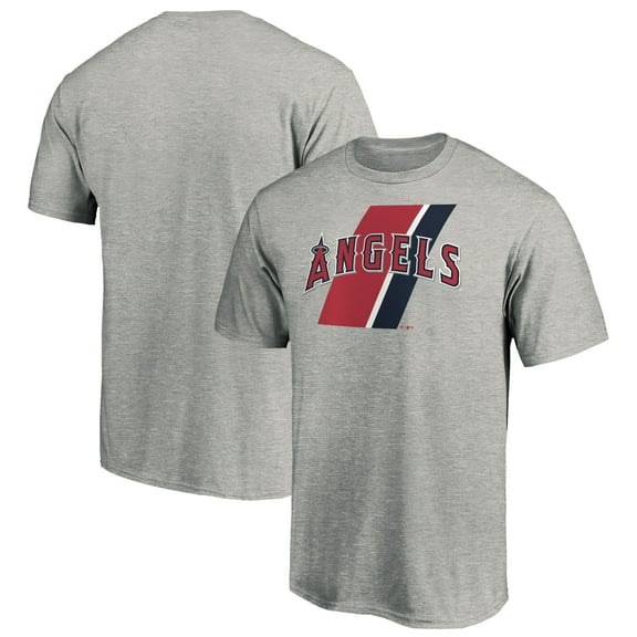 Men's Heathered Gray Los Angeles Angels Team Prep T-Shirt