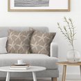 thumbnail image 3 of Summer Pillow Covers 18x18 Set of 2, Tan Starfish Decorative Throw Pillows Linen Coastal Beach Cushion Pillow Covers for Sofa Couch Outdoor Decor, 3 of 6