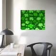 thumbnail image 4 of ARISTURING Canvas Art Wall Decor for Living Room Men Women Teen St. Patrick Day Printed on Canvas Pictures for Home Decor Dreamlike Green Shamrocks and Happy Greetings Wall Decor, 4 of 5