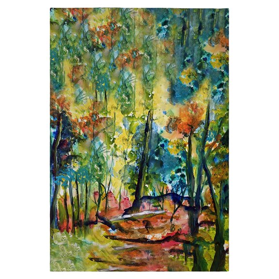 Betsy Drake Interiors Fall Forest Guest Towel