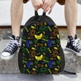 thumbnail image 6 of Rocae Game Play print Computer bag with separate compartment, suitable for 15 inch laptop backpack, gift for men and women, 6 of 8