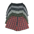 thumbnail image 3 of Calzoncillos Tipo Bóxer de Mezcla de Algodón Surtido de Pantalones Cortos a Cuadros para Hombre Underwear (4XL, Paquete de 12), 3 of 5
