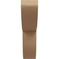 thumbnail image 2 of 7"W x 28"D x 28"H Thin Crestline Rough Cedar Woodgrain TimberThane Corbel, Primed Tan, 2 of 6