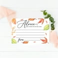 thumbnail image 2 of Koyal Wholesale Autumn Fall Foliage Wedding Advice & Well Wishes Guest Book Cards for Bride and Groom, 56 Pack, 2 of 5