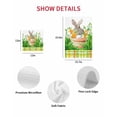 thumbnail image 7 of Easter Bunny Kitchen Dish Towels for Drying Dishes Set of 4, Spring Garden Floral Botanical Plaid Rustic Waffle Weave Microfiber Hand Tea Bathroom Towels Quick Dry & Absorbent Towel 15.7x23.6, 7 of 7