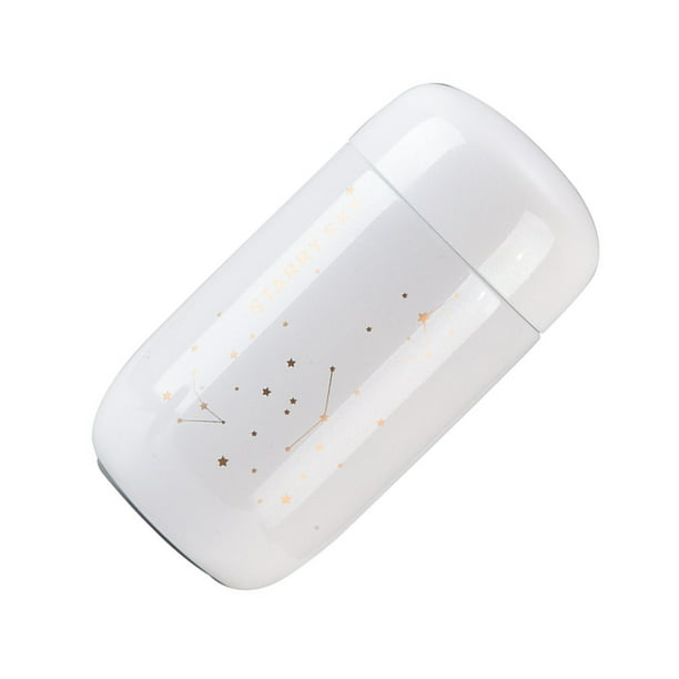 Wosthever Taza de café aislada a prueba de fugas de 200ml, termo de acero inoxidable para viajes en casa, botella de agua para interiores y exteriores, Cocina y Comedor Blanco Wosthever HA067487-01