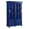 thumbnail image 5 of Scranton & Co 4 Shelf Bookcase with Sliding Glass Doors in Navy, 5 of 9