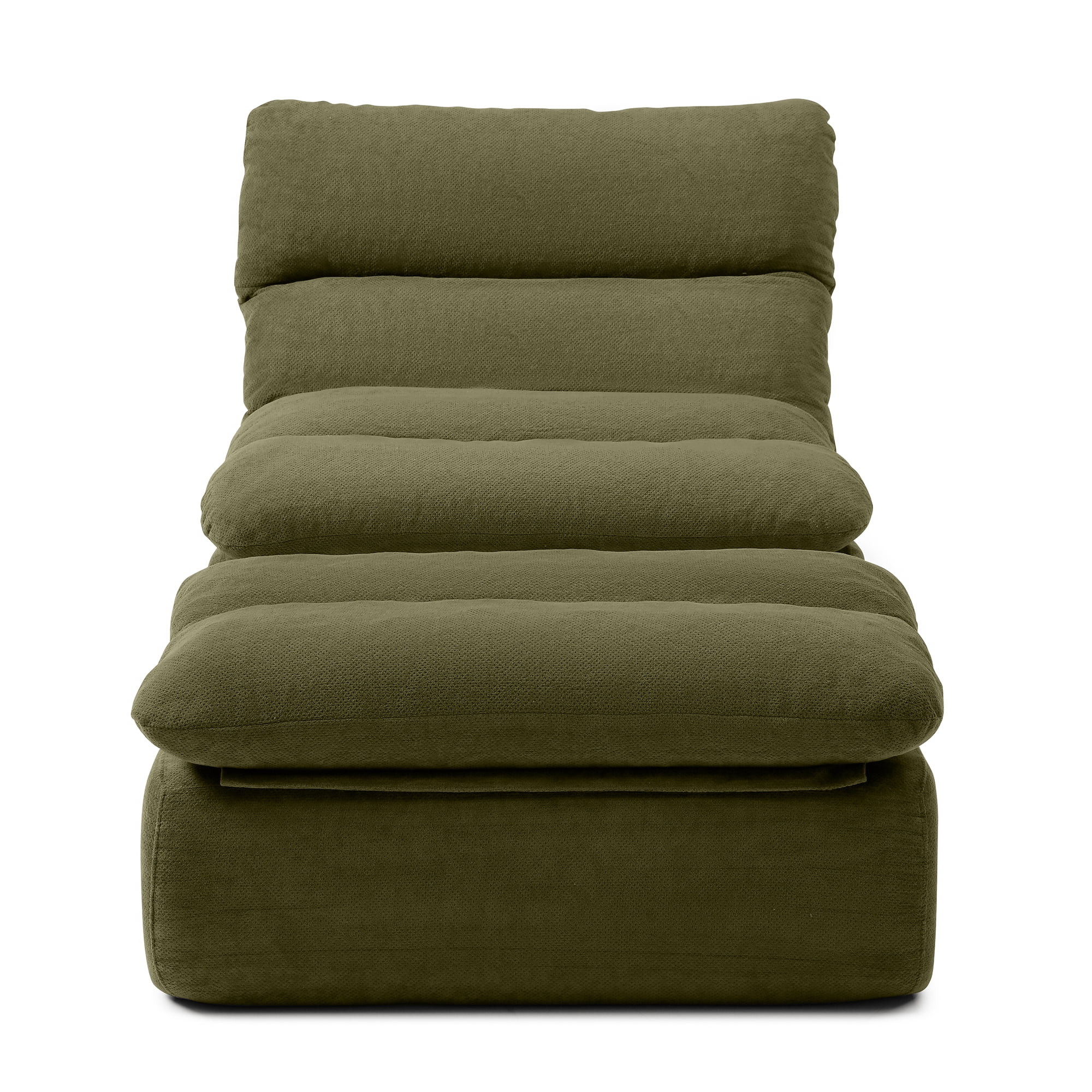 32" Bean Bag Chair & Ottoman, Tufted Lazy Sofa for Adults