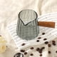 thumbnail image 5 of Vaso de leche de cristal con mango de madera | Mini bote de nata para mojar condimentos de 180 ml | Vidrio transparente y duradero | Gris Blanco | Empuñadura ergonómica | Decoración elegante de, 5 of 6
