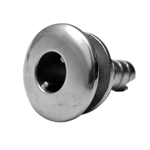 Attwood 66540-1 Stainless Steel 5/8 Inch Short Thread Boat Thru Hull Connector
