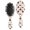 Thanksgiving Turkey Fruit Plate Maple Leaf, variant on Brush, Detangling Hair Brush,Air Cushion Hair Comb, Air Cushion Design Gifts for Wet Dry Hair Styling