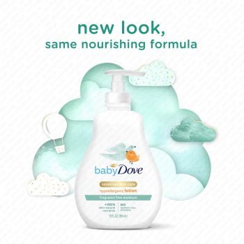 Baby Dove Tip to Toe Wash, Sensitive Moisture 20 oz (Pack of 3)
