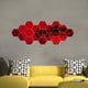 thumbnail image 5 of Hojas de espejo hexagonales reflectantes flexibles, azulejos de espejo autoadhesivos, pegatinas de espejo sin vidrio para decoración del hogar diaria, 5 of 7