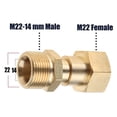 thumbnail image 5 of Brass High Pressure Nozzle Washer Thread Swivel Joint Connector Hose for Home Garden Car Washing Lawn Irrigation Accessory, 5 of 11
